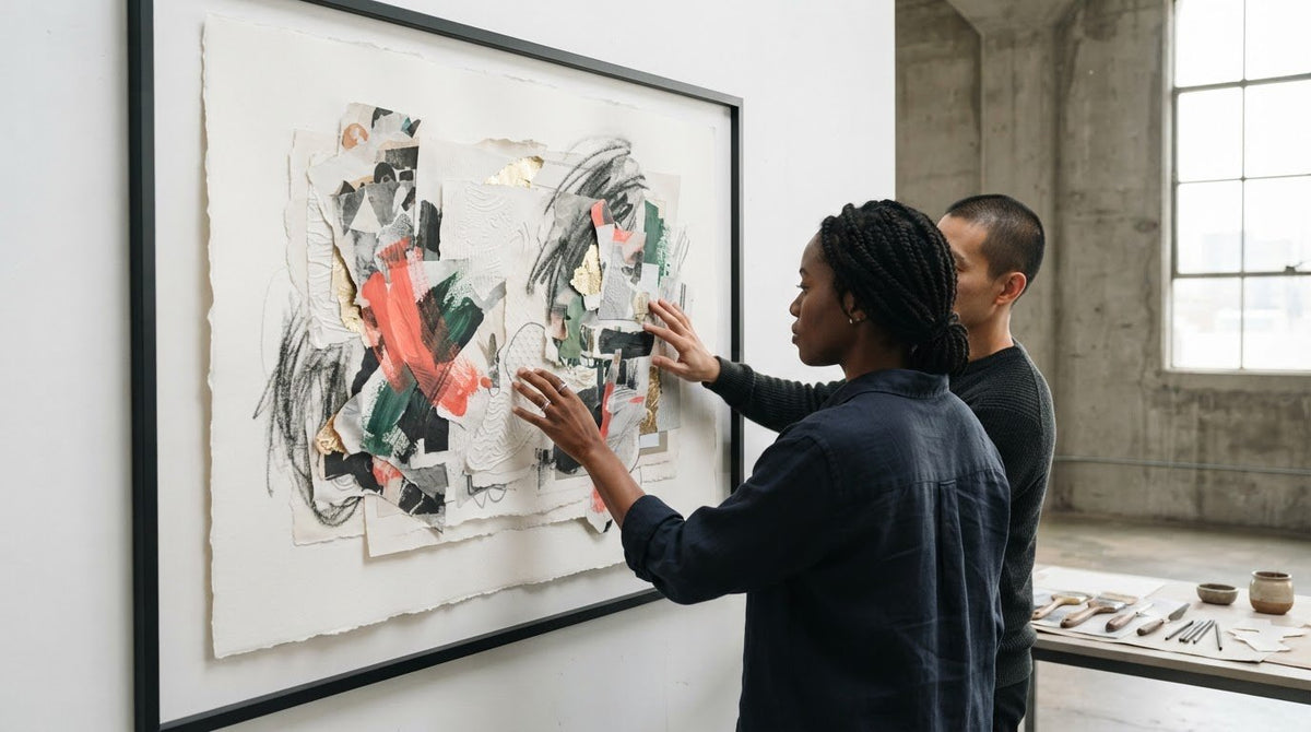 Hybrid Art on Paper: How Materials Shape the Work