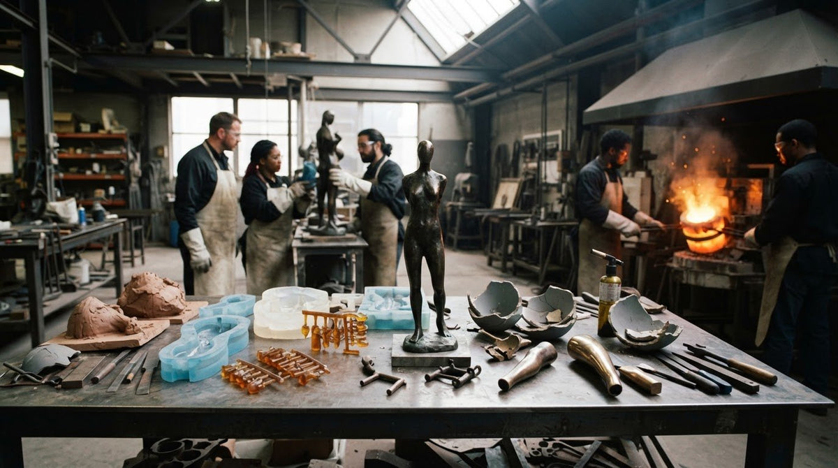 The Process of Creating a Bronze Sculpture: The Mechanics of Lost-Wax Casting