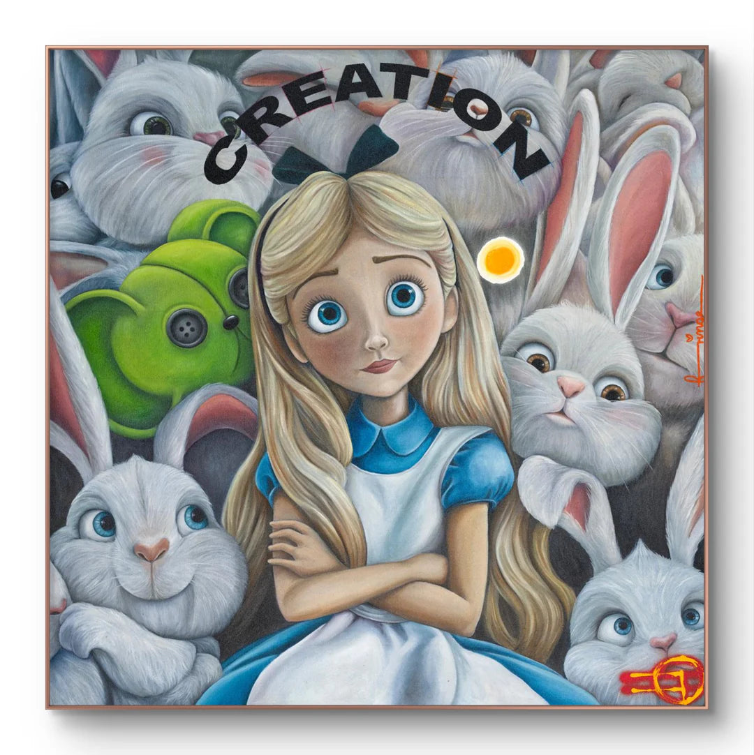Creation by Fringe – oil on canvas, South African pop art