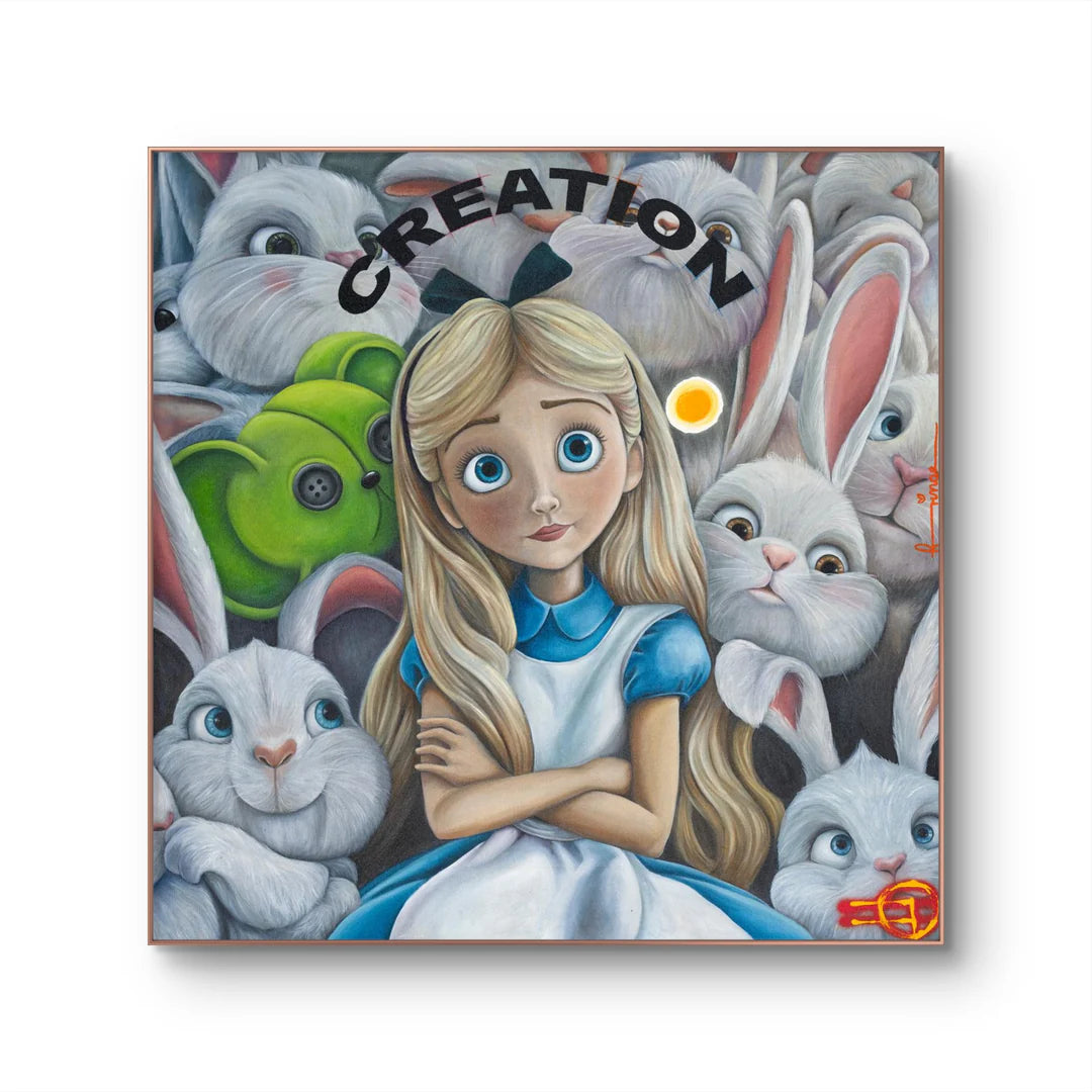 Creation by Fringe – oil on canvas, South African pop art