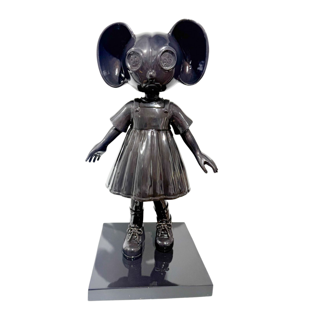 Nova brown patina bronze sculpture by Fringe – edition of 3, signed, contemporary pop art