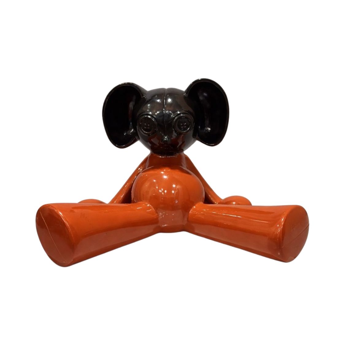 Text Me Never by Fringe — hand-painted resin sculpture, Naughty Collection, front view