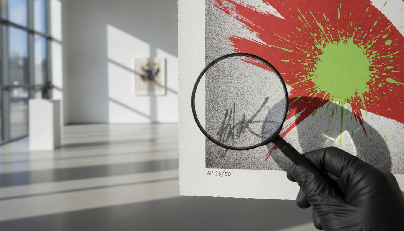 Verification of Limited Edition Art Prints: A Technical Guide