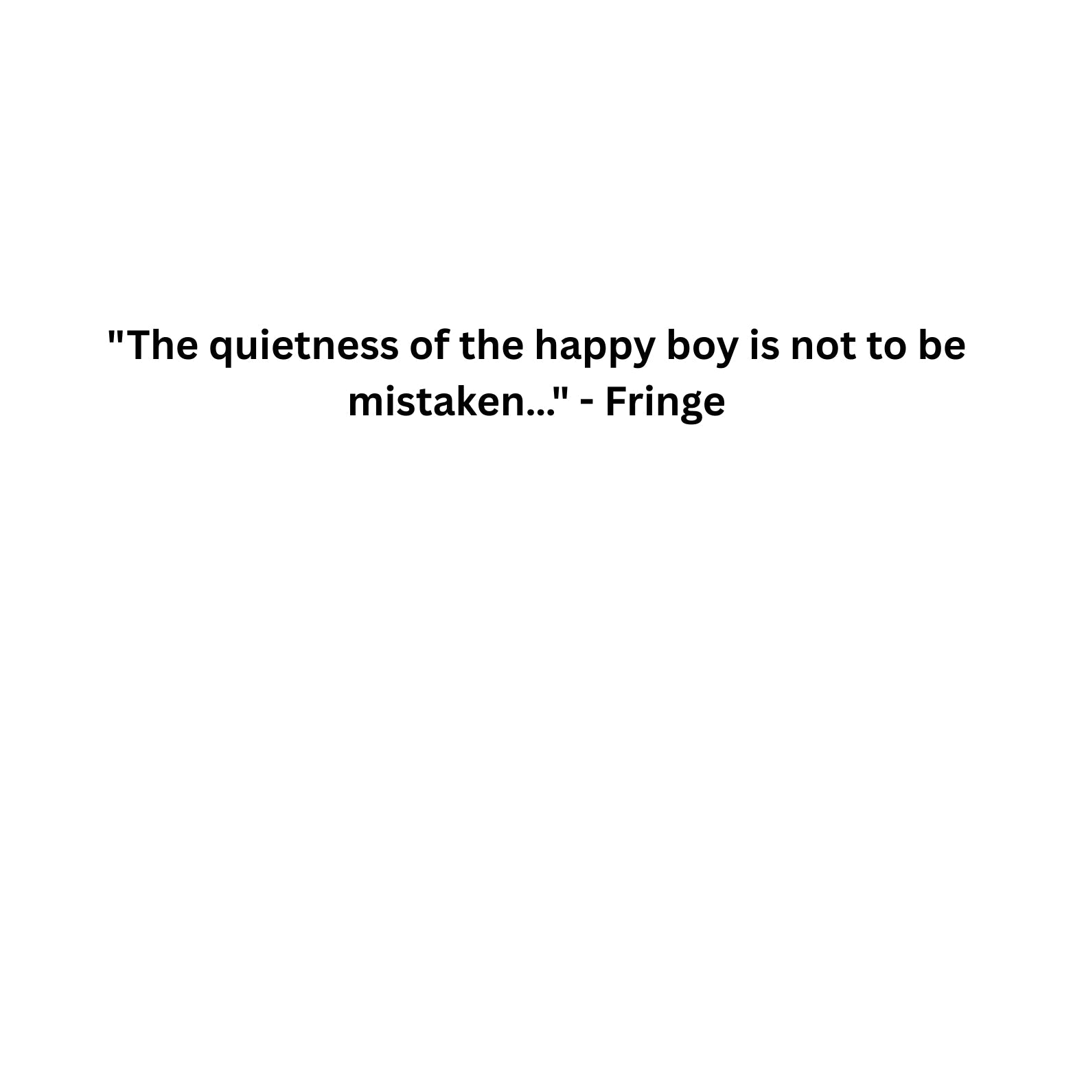 Quiet Boy