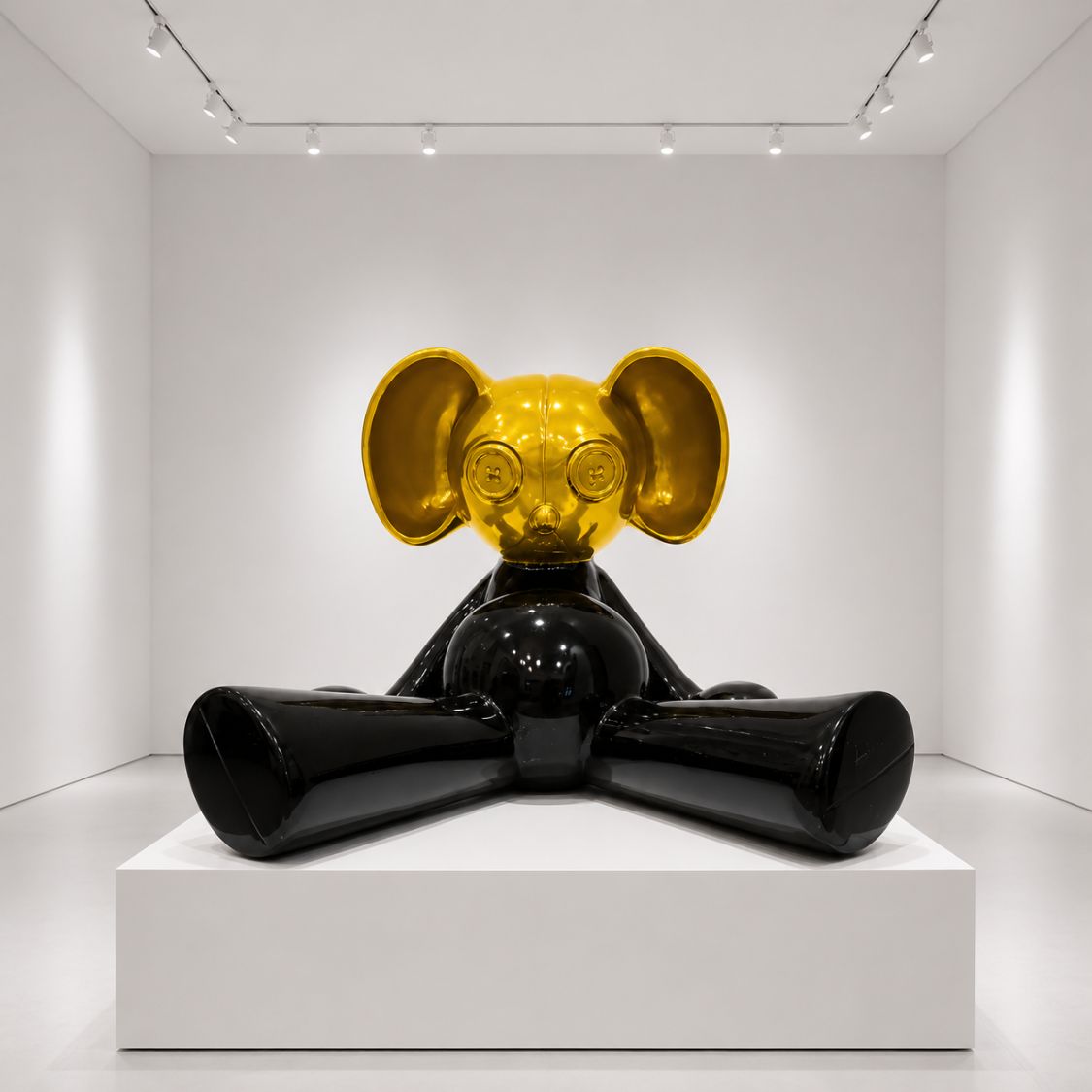 Text Me Never by Fringe – Gutinke Meine hand painted resin cast sculpture, The Naughty Collection, contemporary pop art