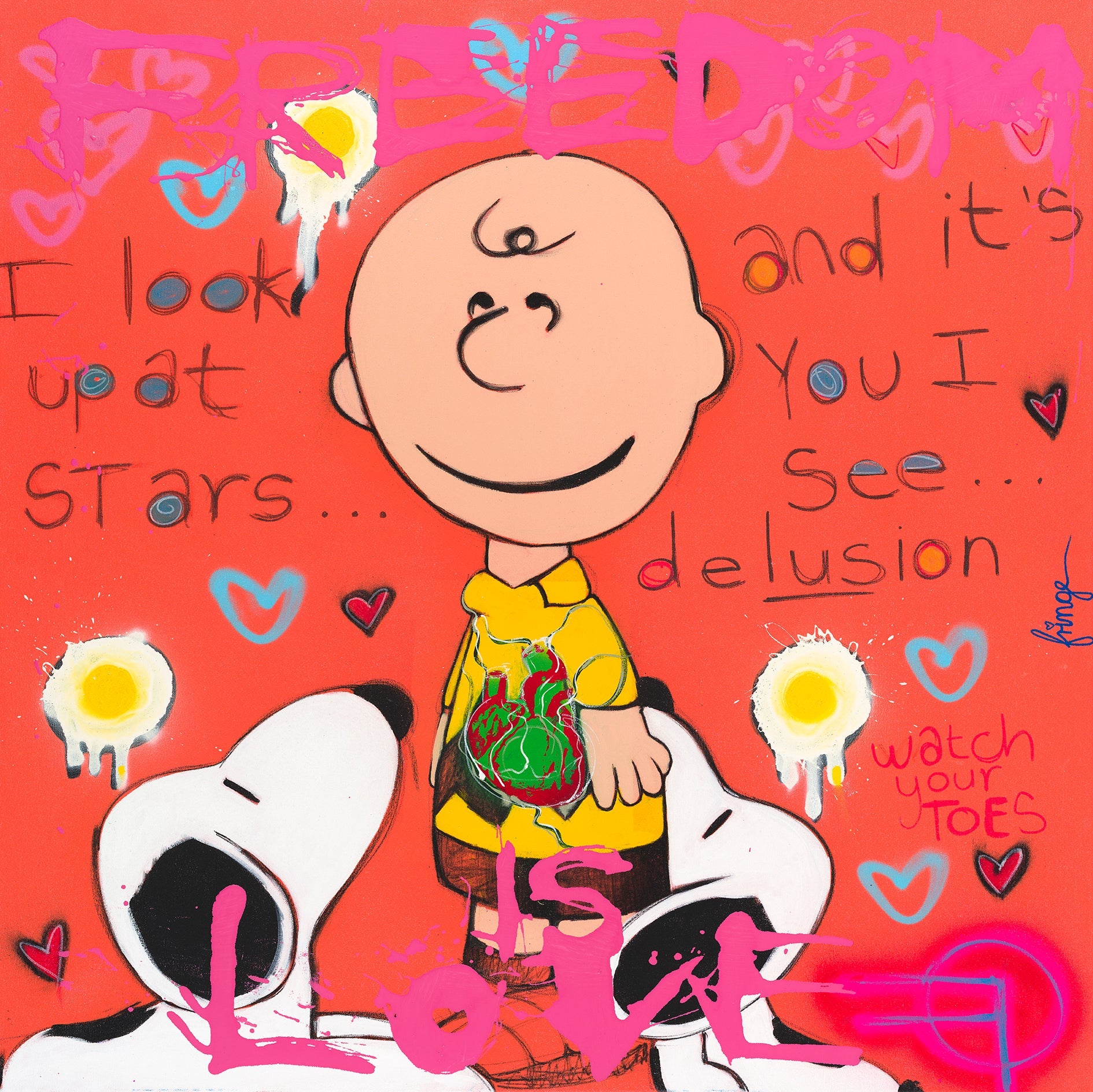 I look up at the stars
